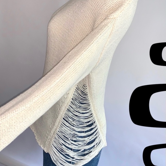 s l a s h e d :: H&M Thrashed Shipwreck Cable Knit Sweater - Picture 3 of 10